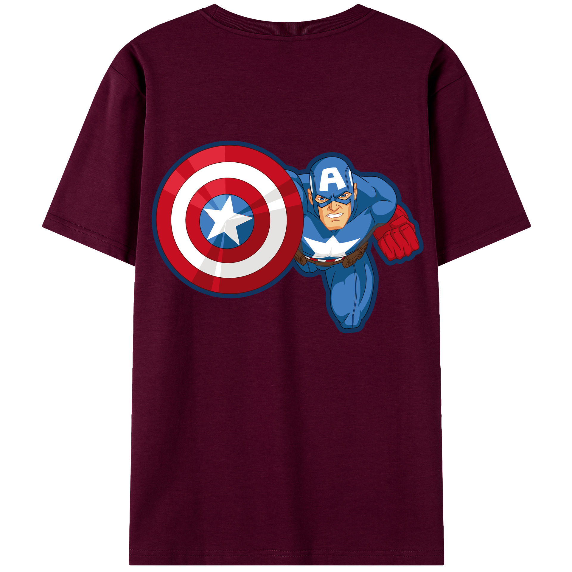 （画像用） アベンジャーズ The Avengers レディース半袖Tシャツ(バックプリント)